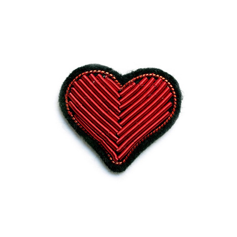 Broche - Coeur Rouge