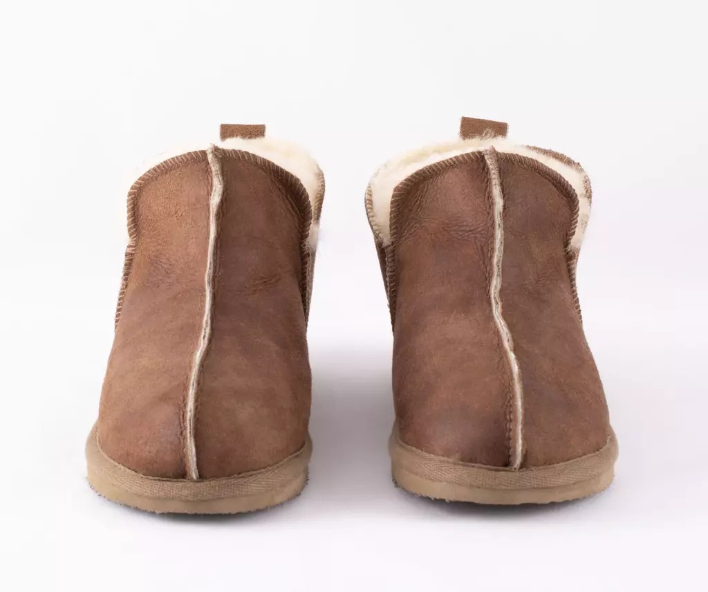 Annie slippers Antique Cognac