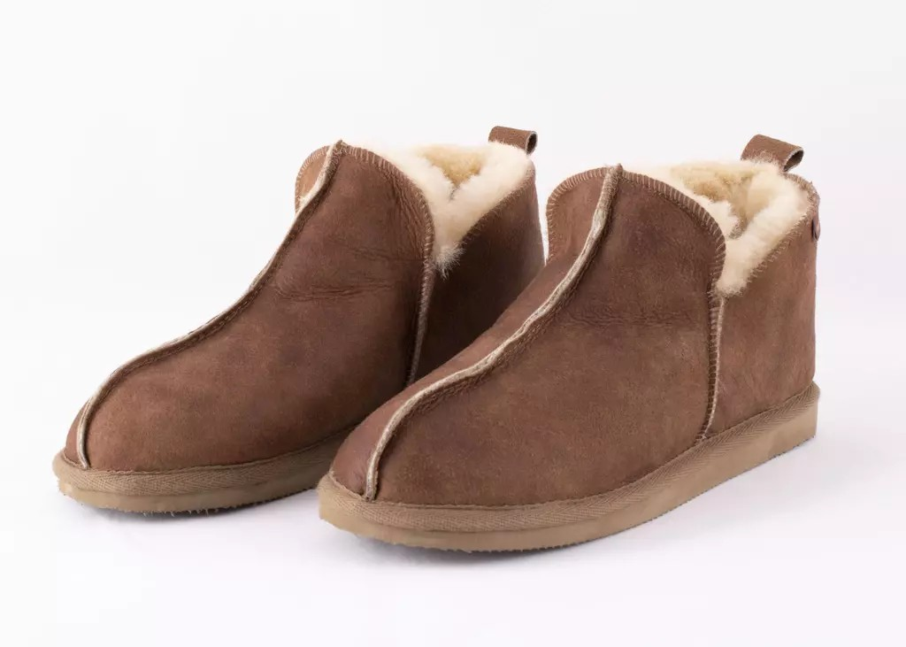 Annie slippers Antique Cognac