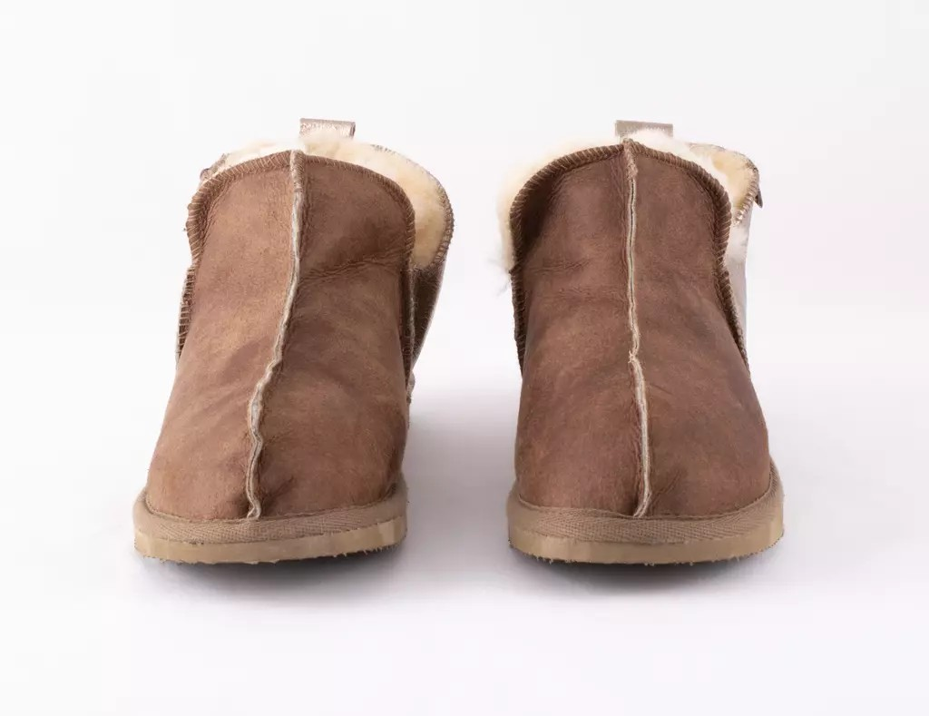 Annie slippers Antique cognac/gold