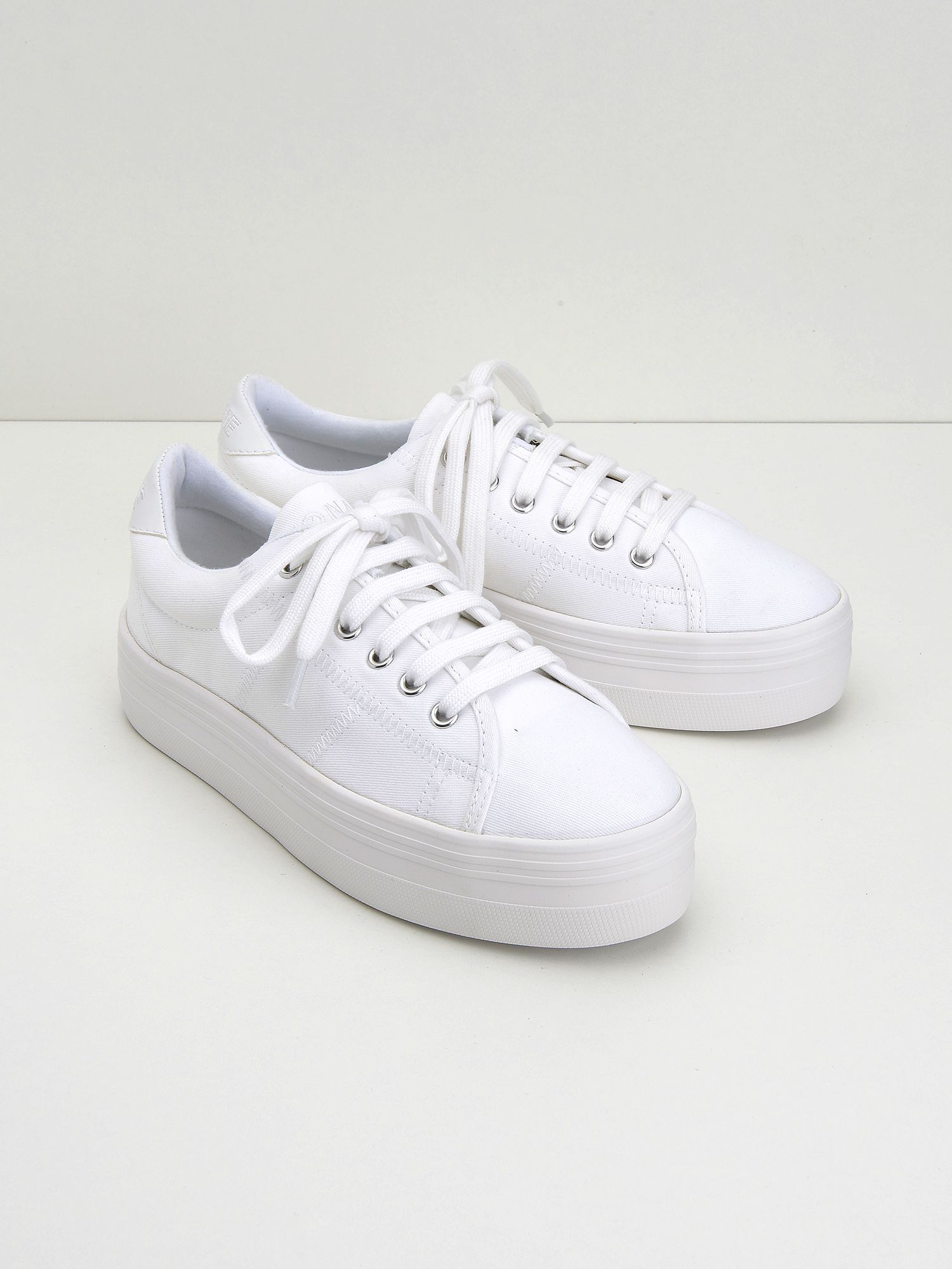 PLATO M SNEAKER W CANVAS WHITE FOX WHITE