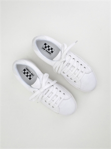 PLATO M SNEAKER W CANVAS WHITE FOX WHITE