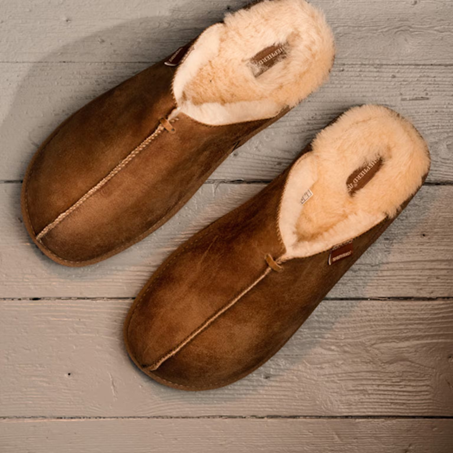 Hugo slippers Antique cognac