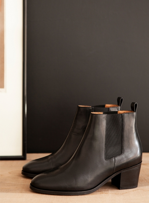 Bottine n°288 - Cuir - Noir