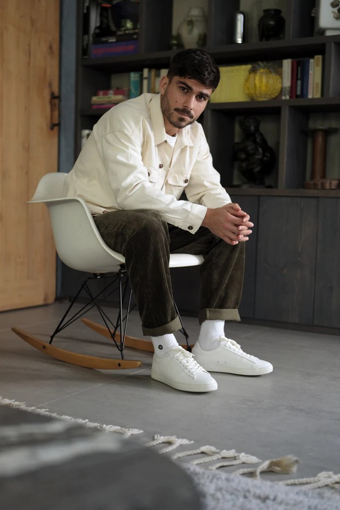 BRADLEY TRIPLE WHITE LEATHER