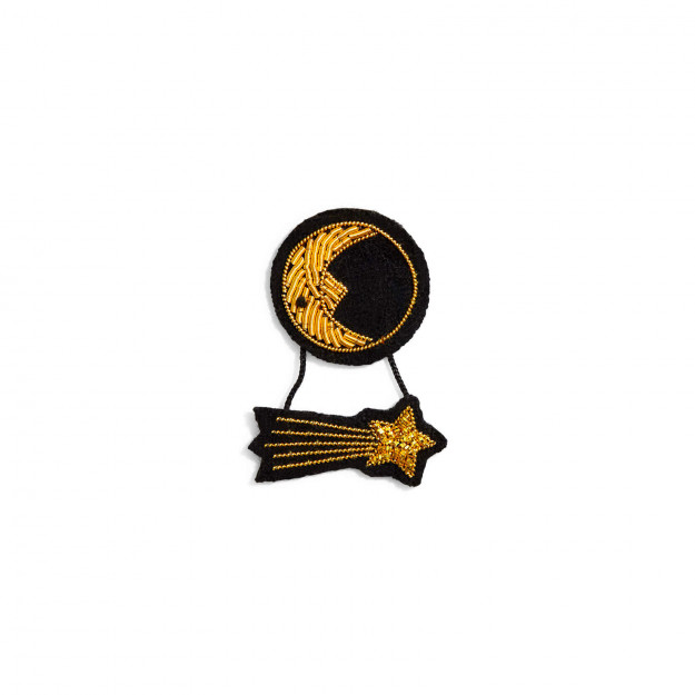 Broche - Lune + Etoile Filante Méliès
