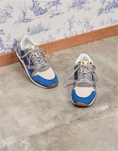 André - Suède bleu écru gris