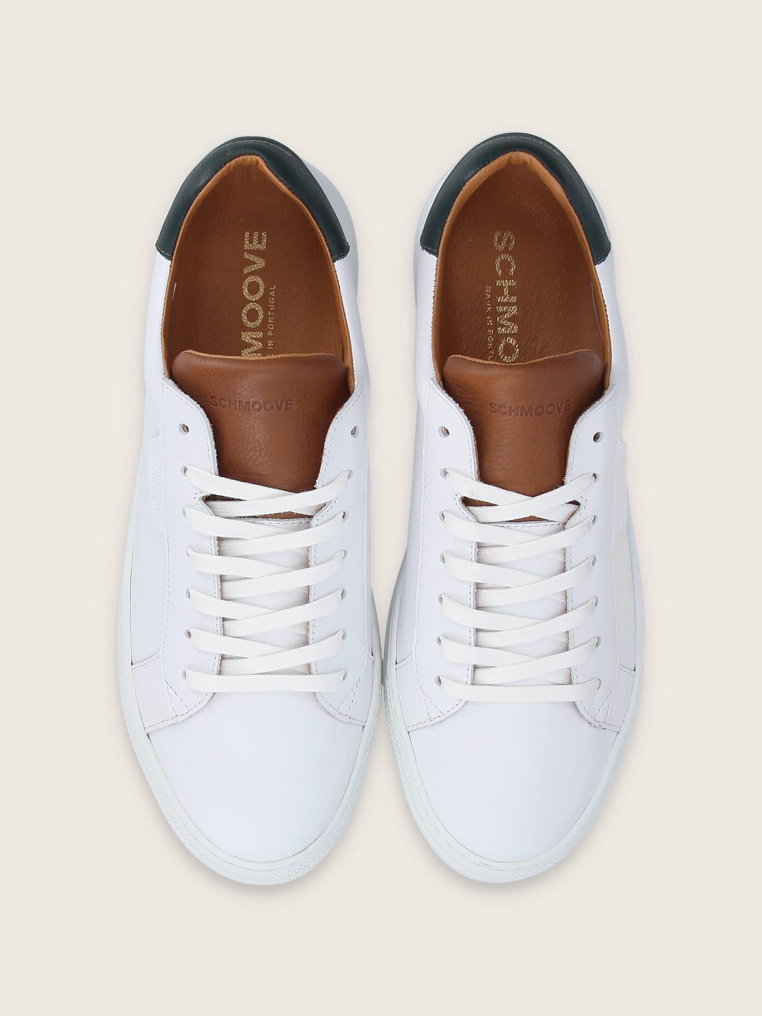 SPARK CLAY MIX NAPPA WHITE/COGNAC/CEDRE, SOLE WHITE