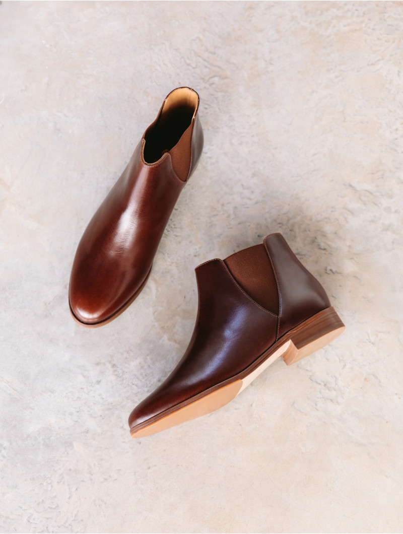 Chelsea Liqueur de Café / Cuir Pull-Up