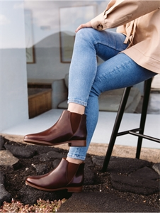 Chelsea Liqueur de Café / Cuir Pull-Up