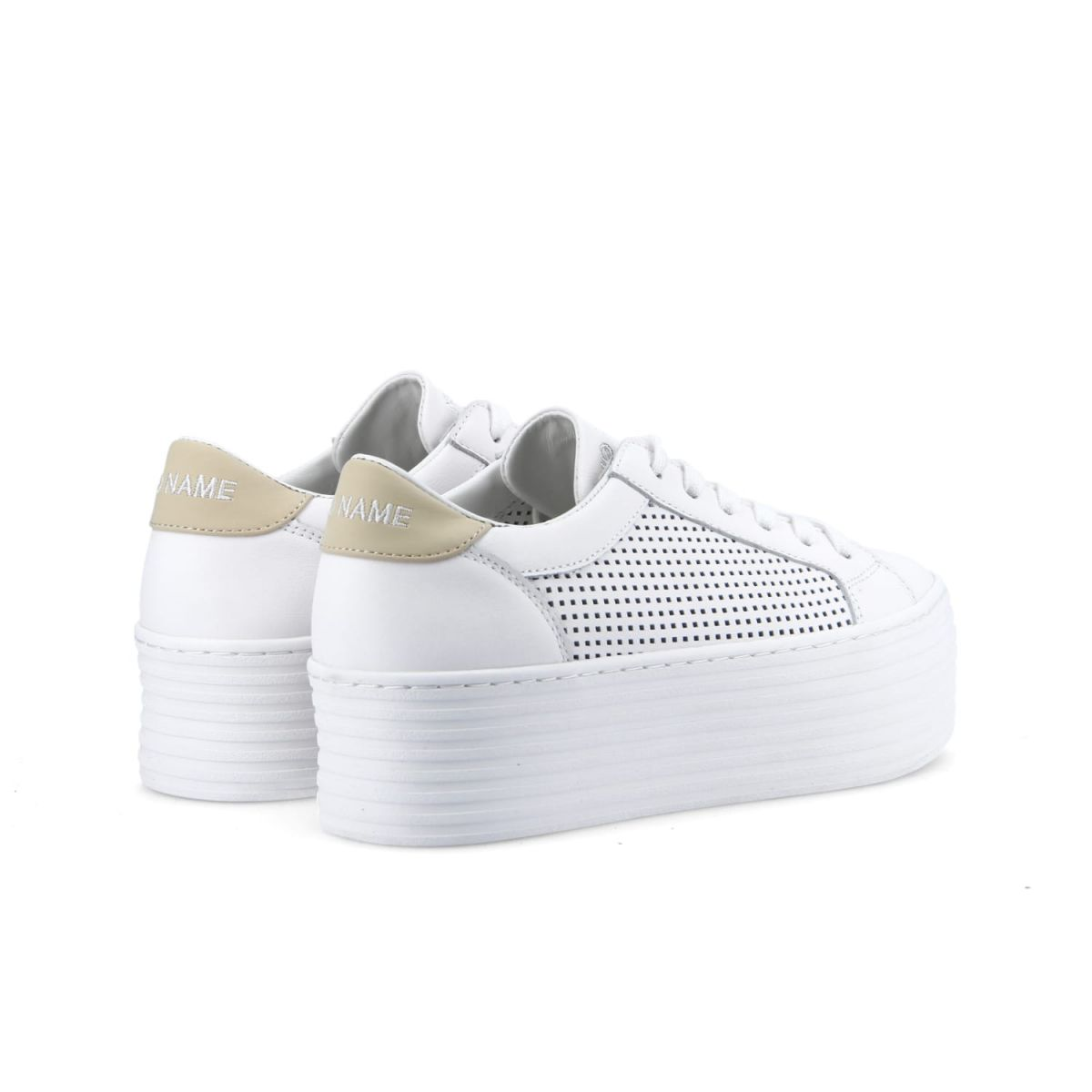 SPICE SNEAKER SAVAGE PERF/GUM WHITE/BEIGE