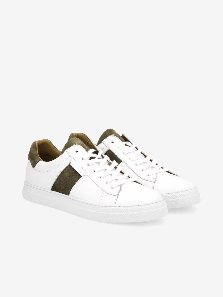 SPARK GANG M NAPPA/SUEDE WHITE/FORET