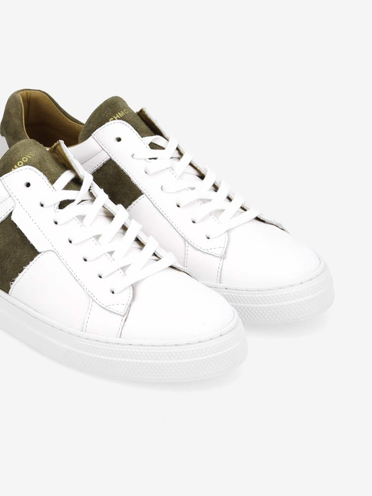 SPARK GANG M NAPPA/SUEDE WHITE/FORET