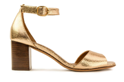 Sandales n°651 - Cuir craquelé - Gold