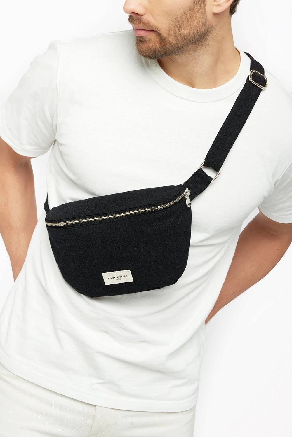 Custine - le sac banane - Noir