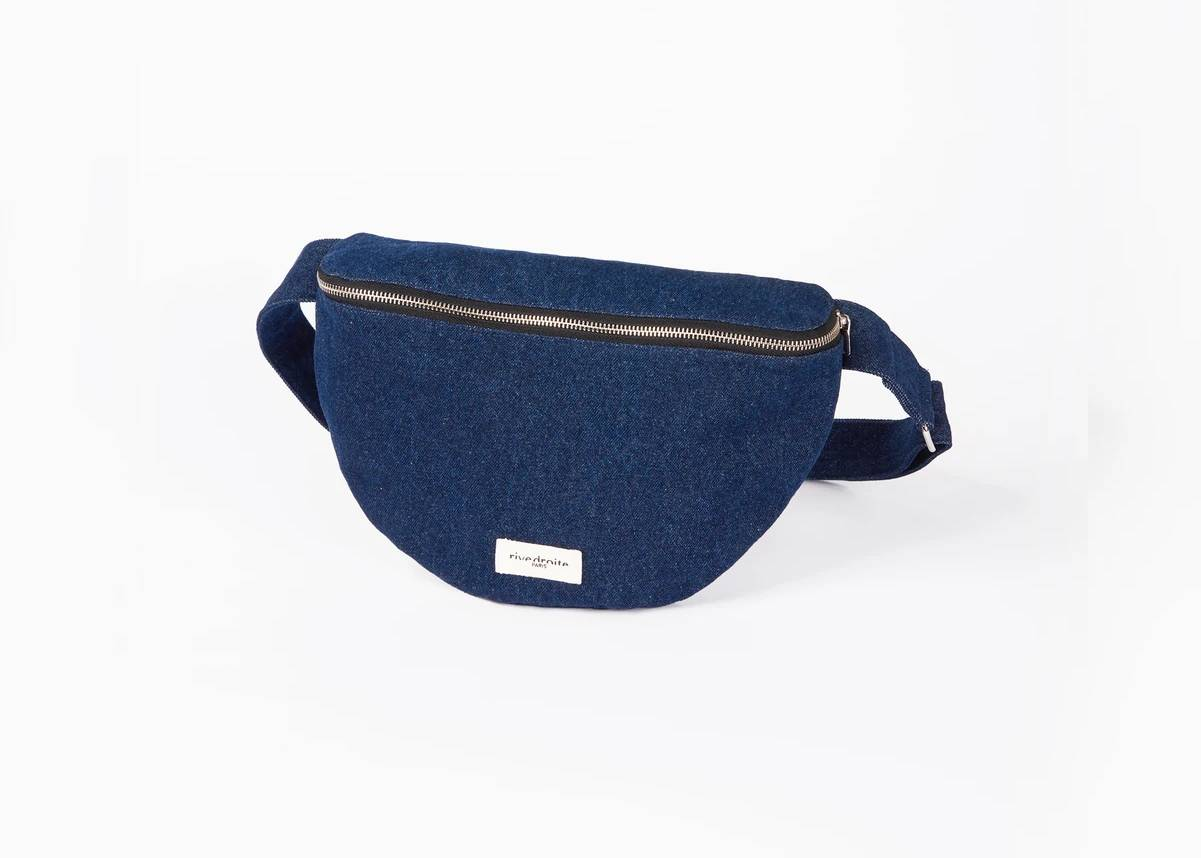 Custine XL - le sac banane - Denim Brut