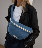 Custine XL - le sac banane - Denim Clair