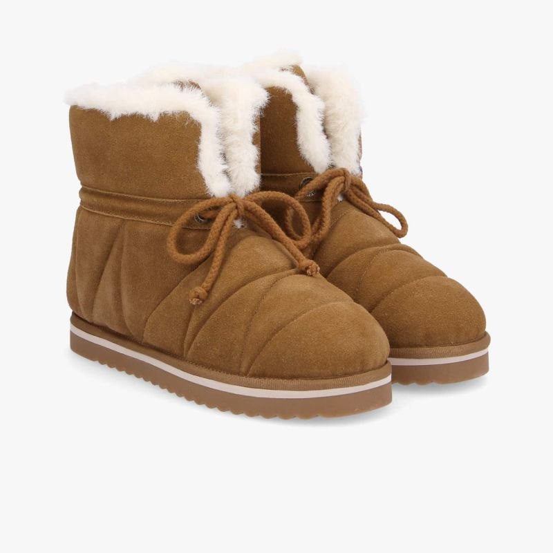 SLOW MID W SUEDE CAMEL