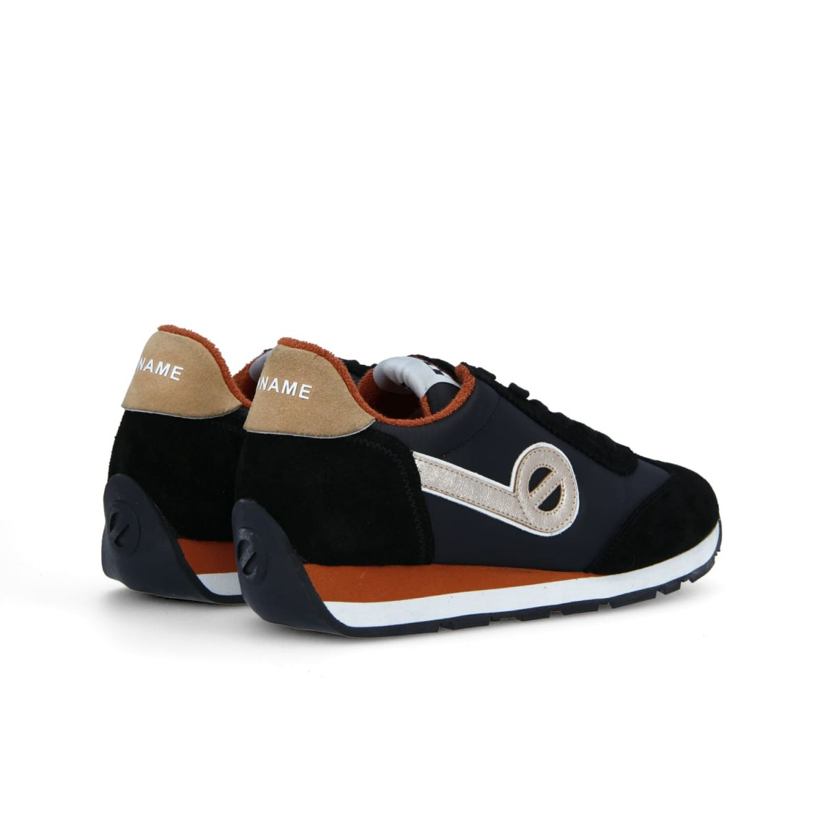 CITY RUN JOGGER W SUEDE/CAMPER BLACK/BLACK