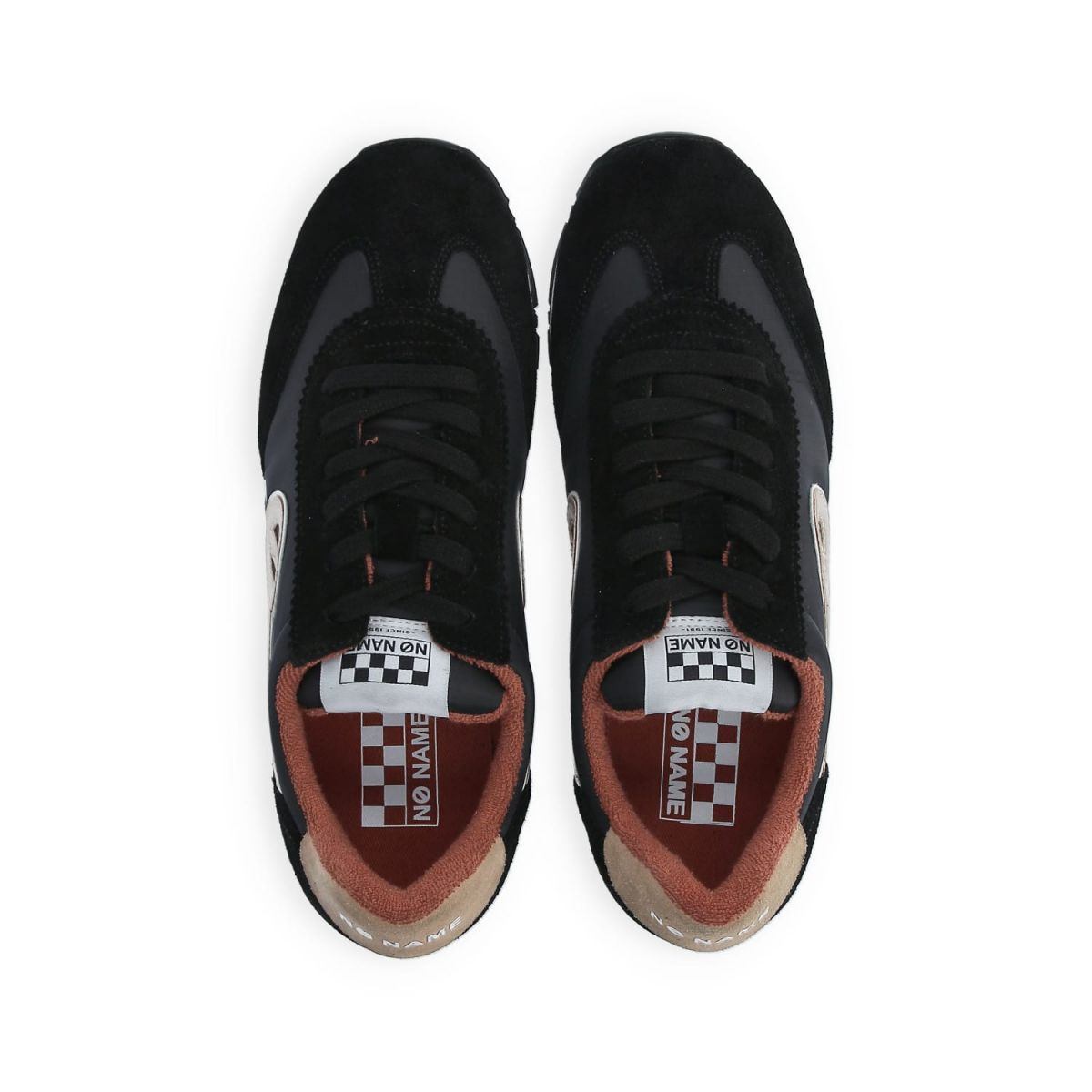 CITY RUN JOGGER W SUEDE/CAMPER BLACK/BLACK