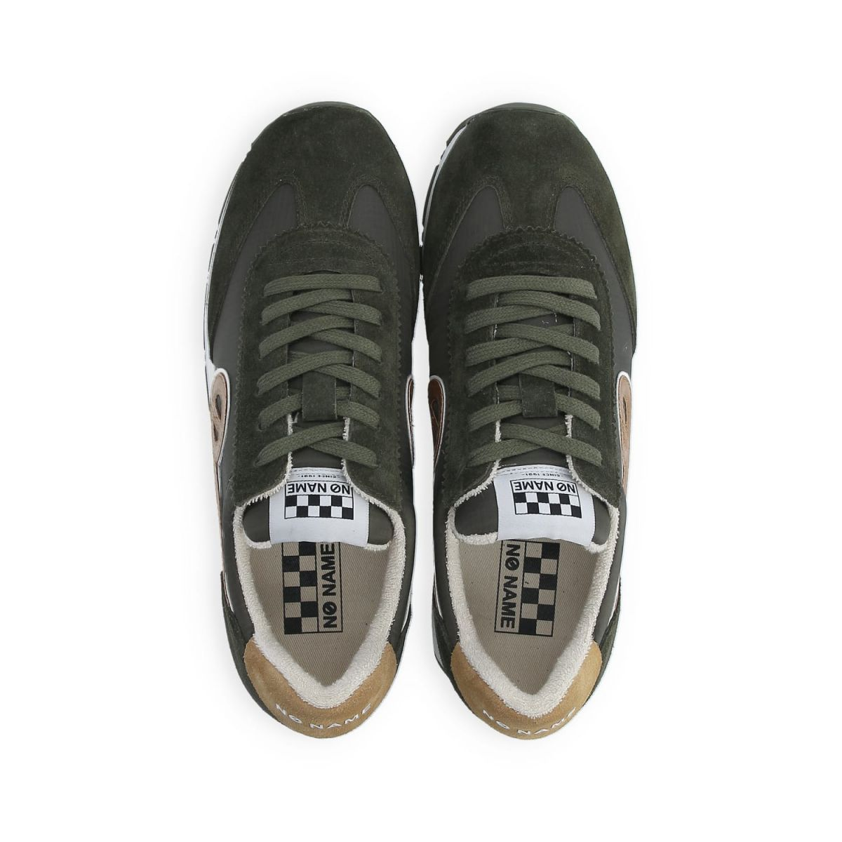 CITY RUN JOGGER W SUEDE/CAMPER FORET/ARMY