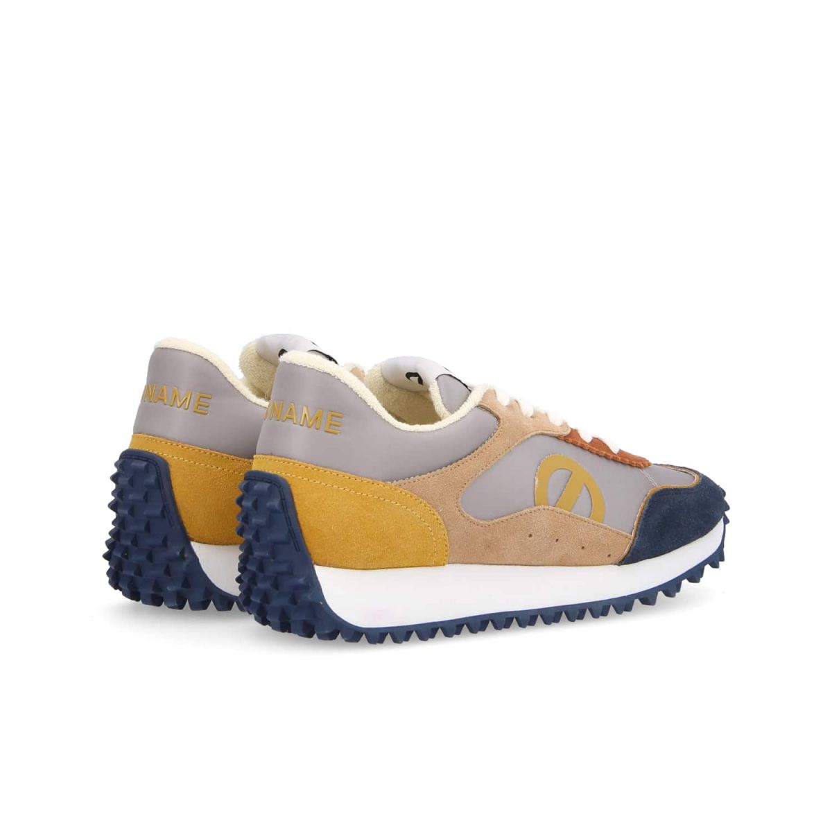 PUNKY JOGGER RONI/SUEDE CARBONE/NAVY