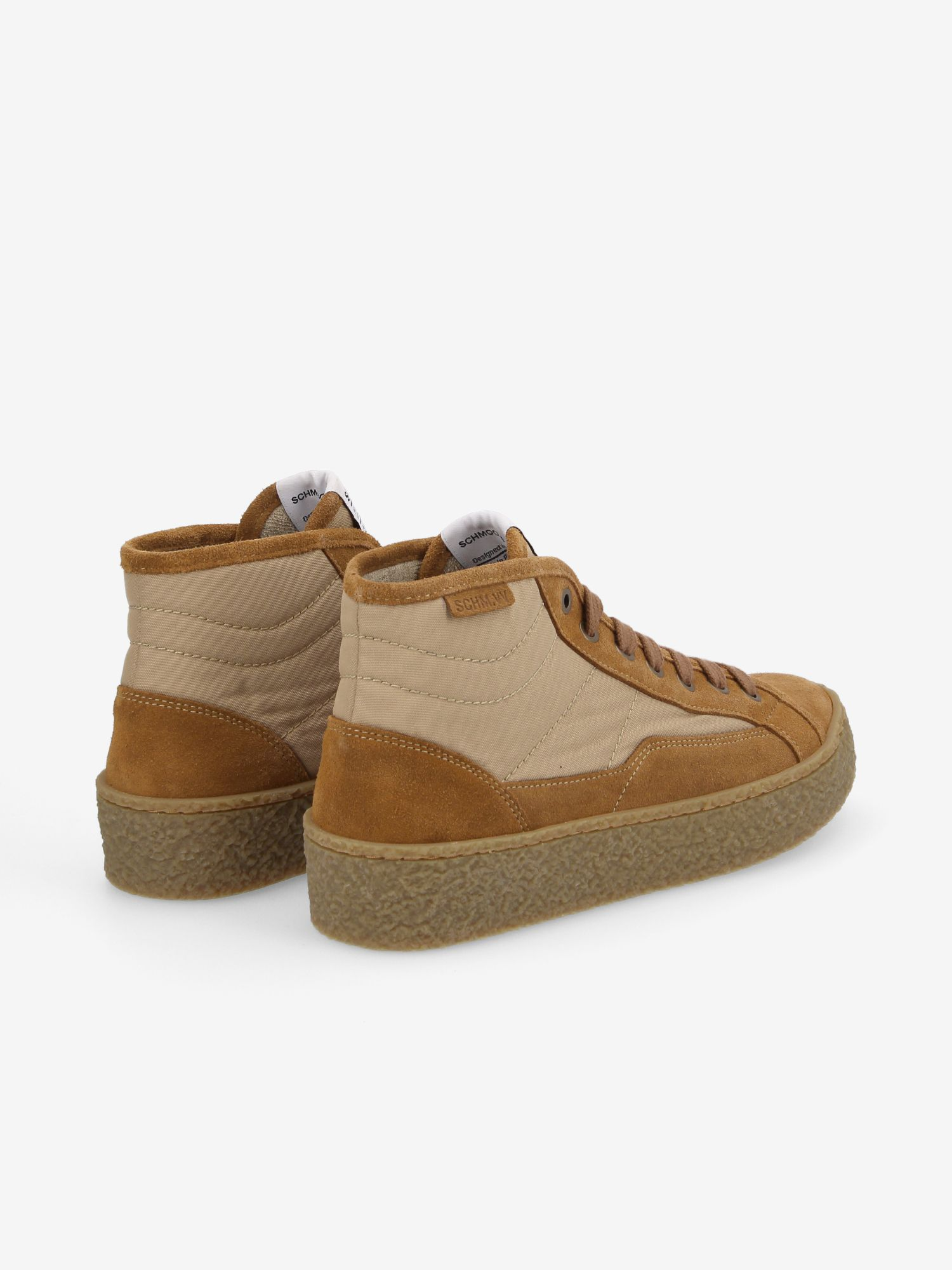 RUBEN MID NYLON/SUEDE BEIGE/COGNAC
