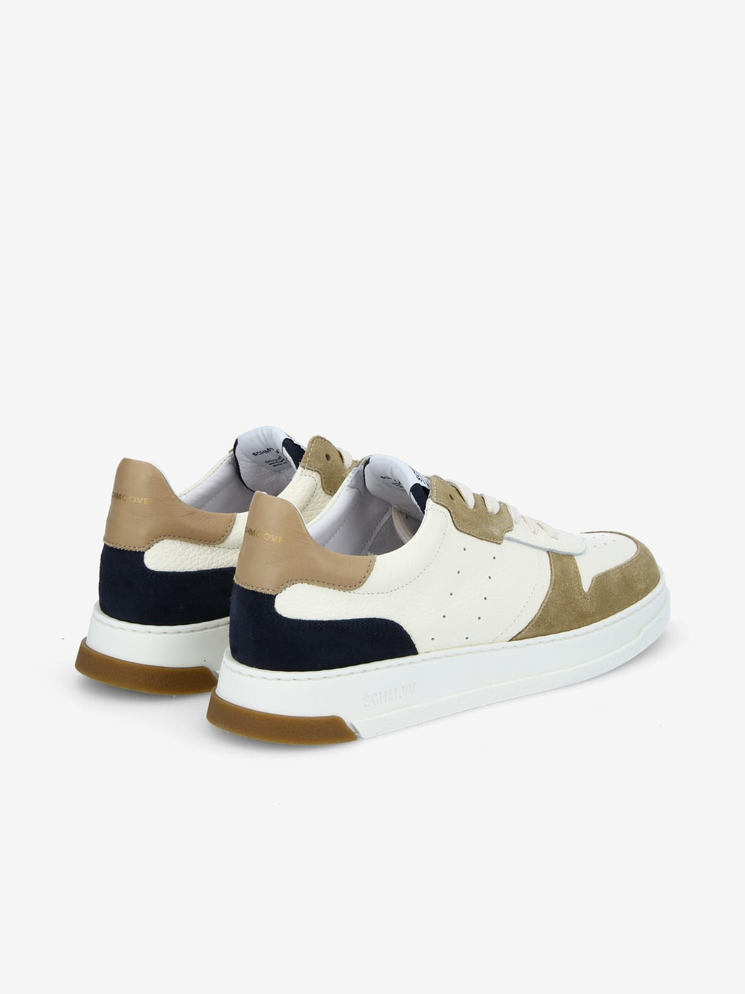 ORDER SNEAKER GR.NAPPA/SUEDE WHITE/BEIGE