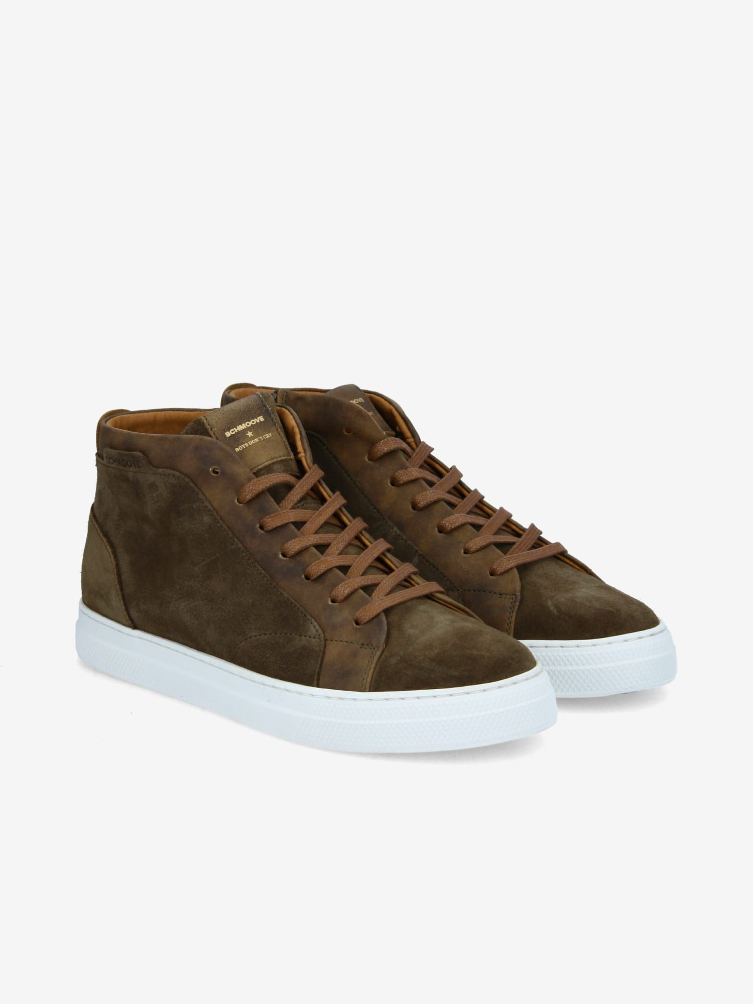 SPARK MID ZIP SUEDE/BRONX ARMY/TABAC
