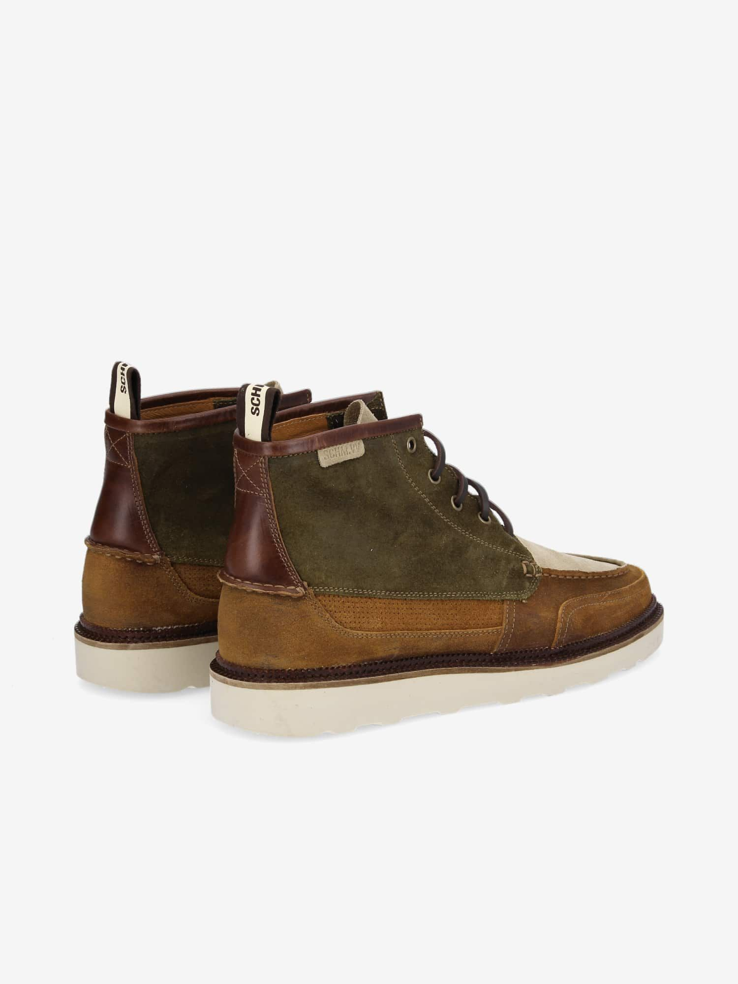DOCK MID OIL SUEDE ARMY/CHESTNUT