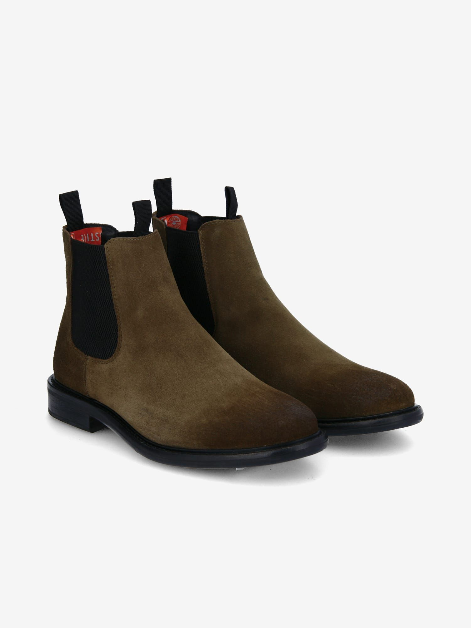 PILOT CHELSEA SUEDE ARMY/BLACK