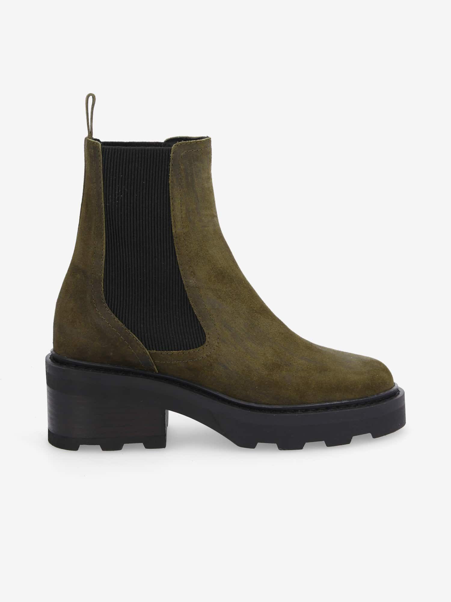 MIKE CHELSEA W OIL SUEDE OLIVE
