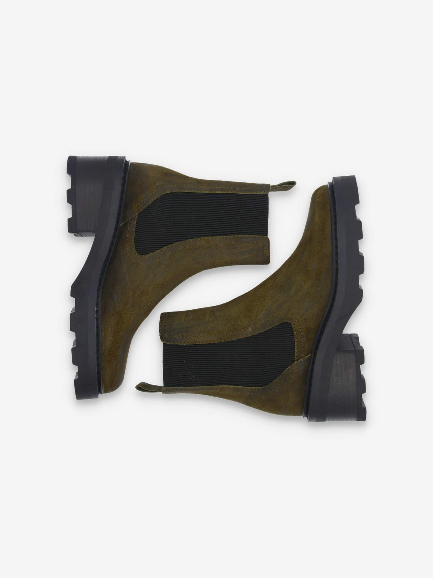 MIKE CHELSEA W OIL SUEDE OLIVE