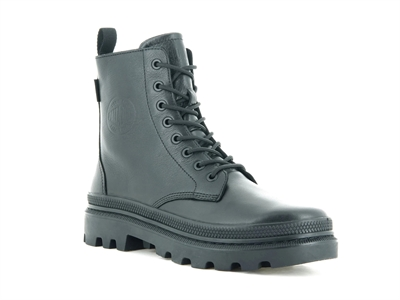PALLATROOPER OFF LEATHER BLACK/BLACK