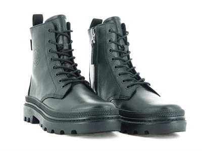 PALLATROOPER OFF LEATHER BLACK/BLACK