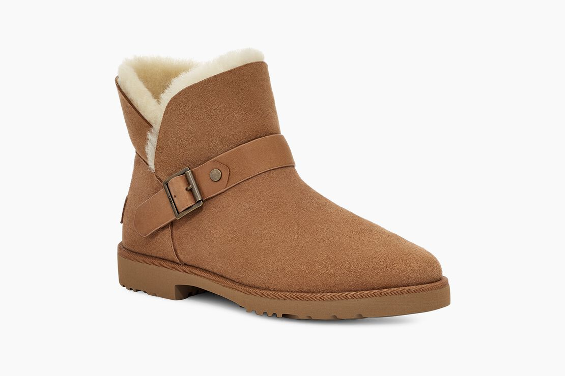 ROMELY SHORT BUCKLE CHESTNUT