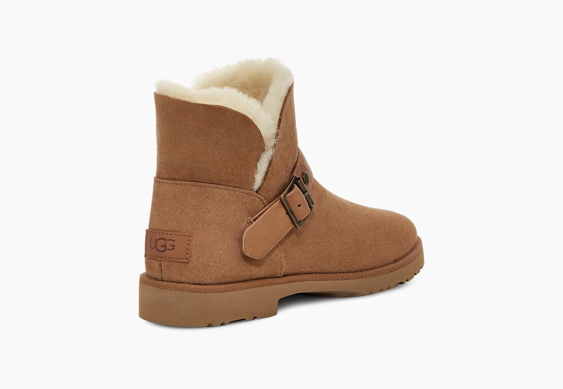 ROMELY SHORT BUCKLE CHESTNUT