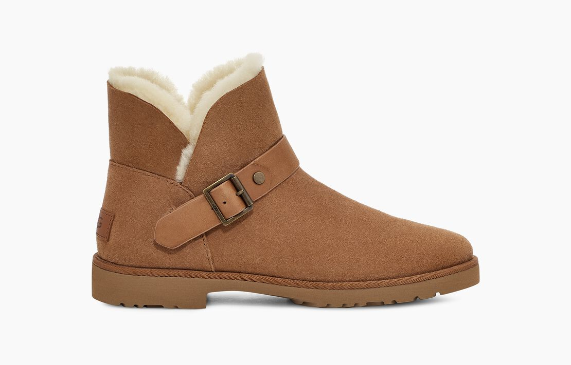 ROMELY SHORT BUCKLE CHESTNUT