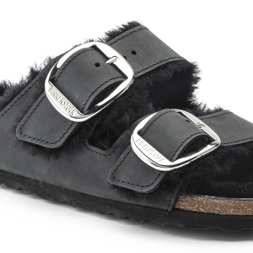 Arizona Big Buckle Shearling FL Black LAF