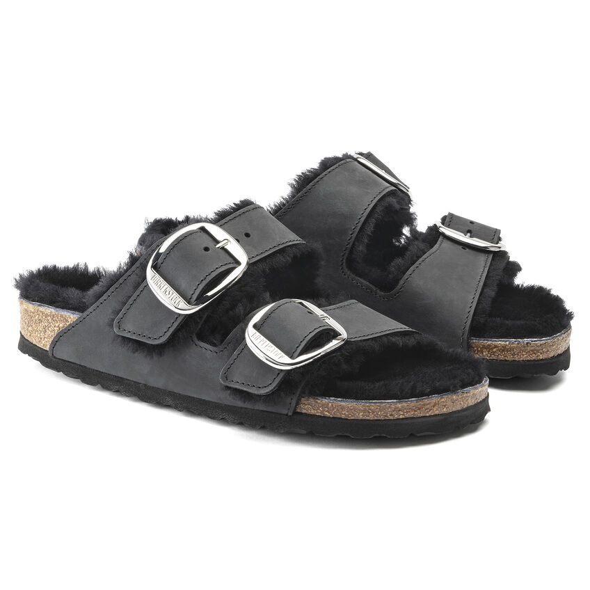 Arizona Big Buckle Shearling FL Black LAF