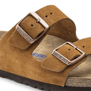 Arizona - Lit de pied souple - Suede Mink - Normale