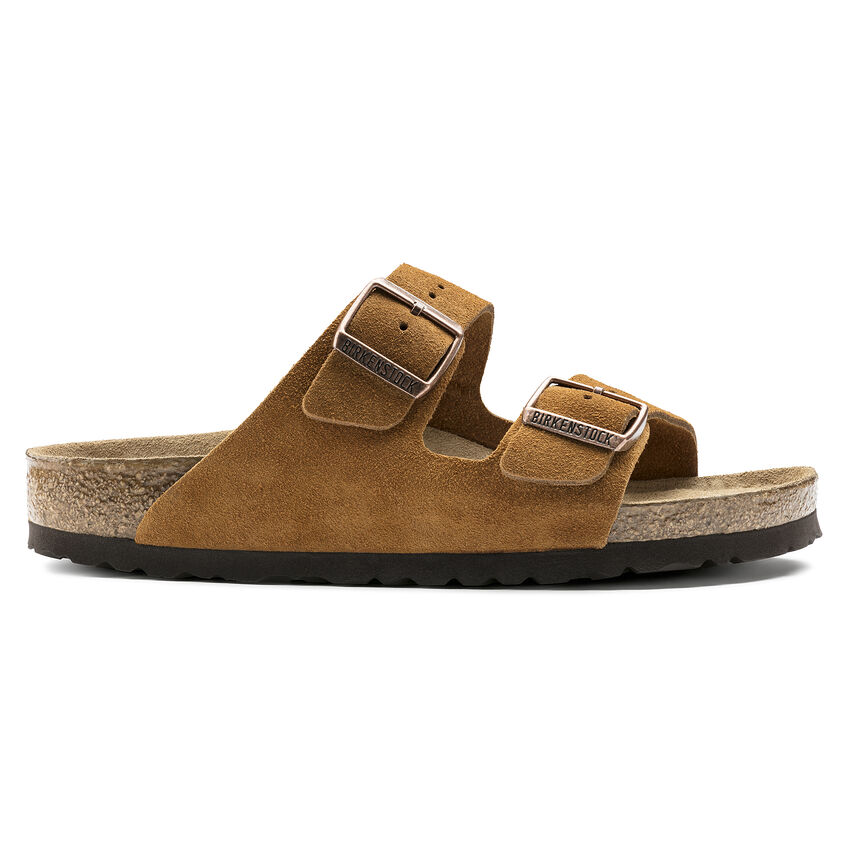 Arizona - Lit de pied souple - Suede Mink - Normale