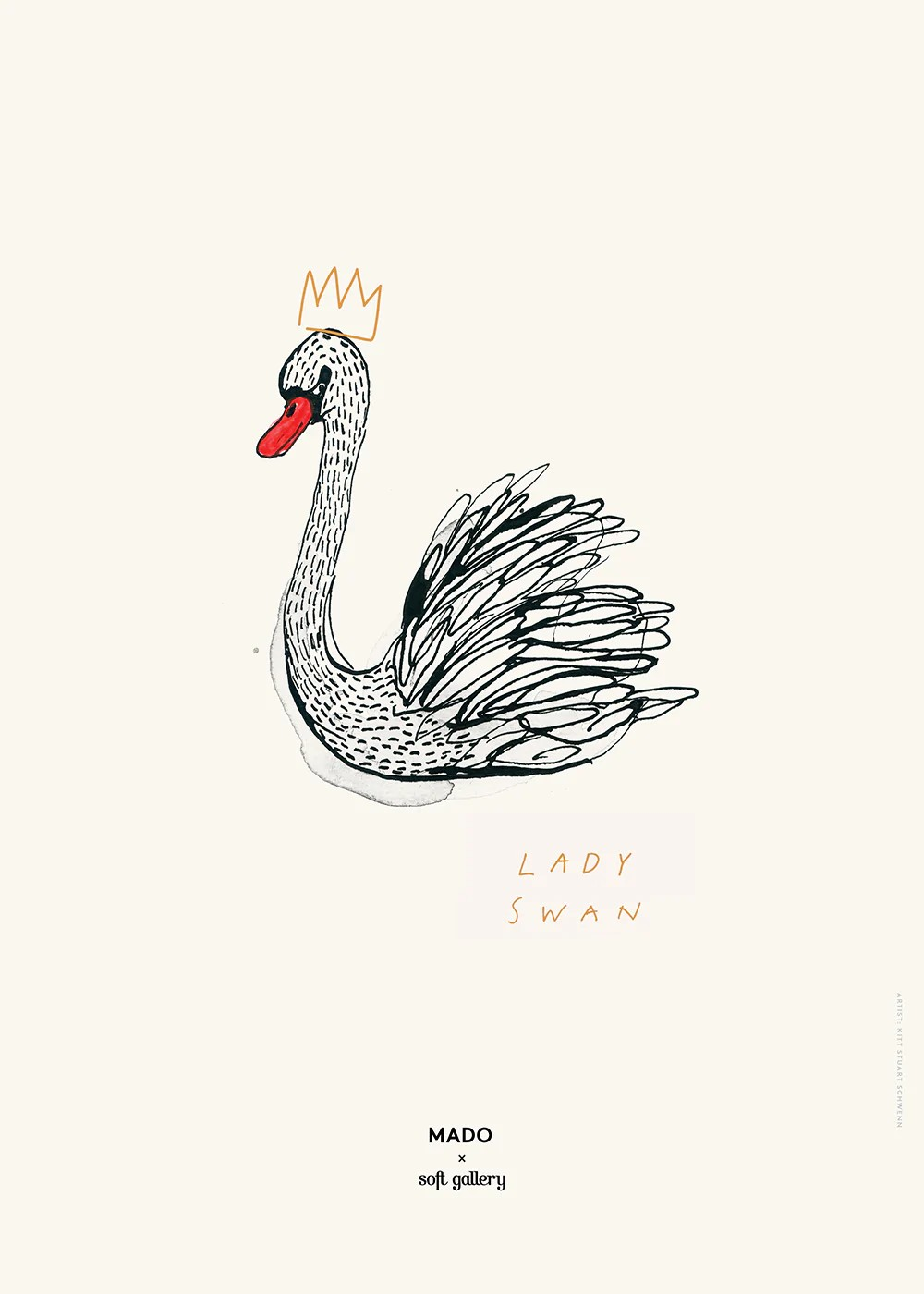 Lady Swan - 30x40