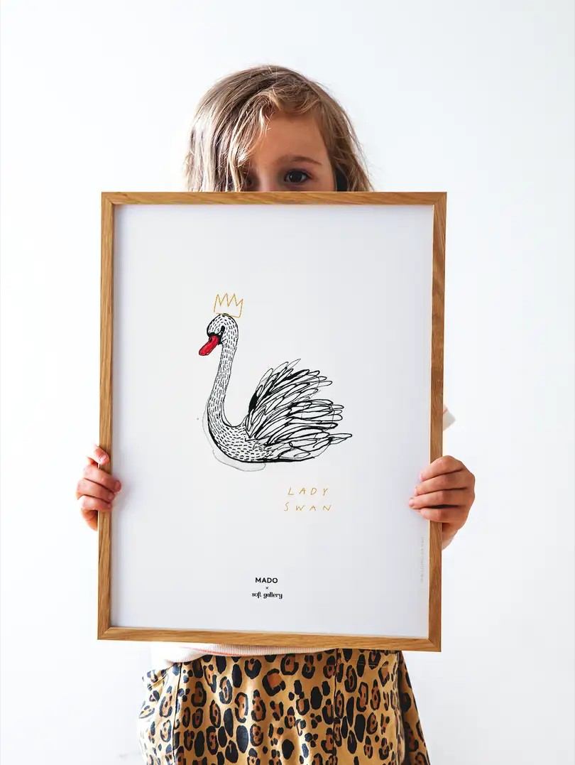 Lady Swan - 30x40