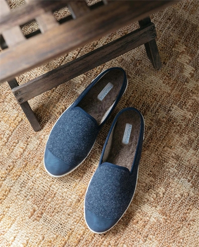 SLIPPER AW BLEU MARINE