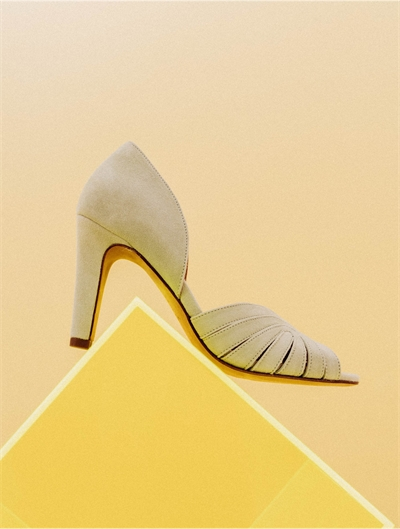 Paloma Amande Douce / Cuir de Chèvre Suédé