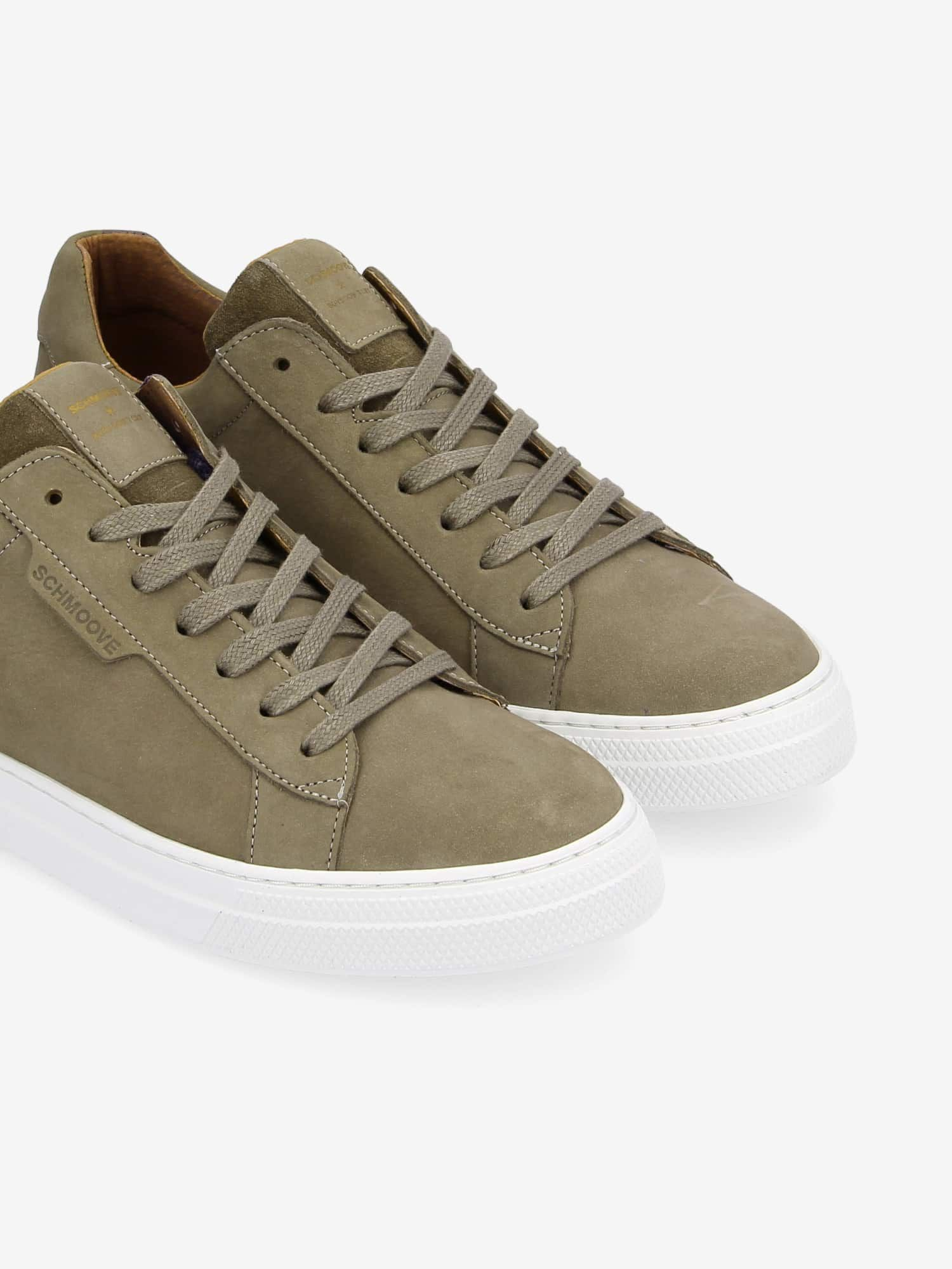 SPARK CLAY NUBUCK TILLEUL, SOLE WHITE