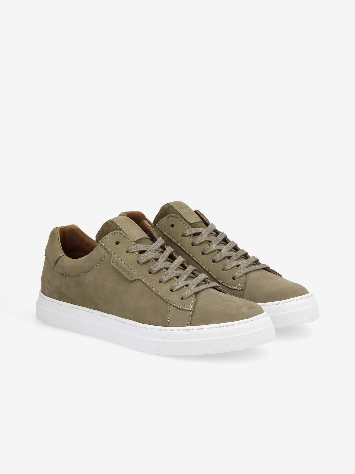 SPARK CLAY NUBUCK TILLEUL, SOLE WHITE