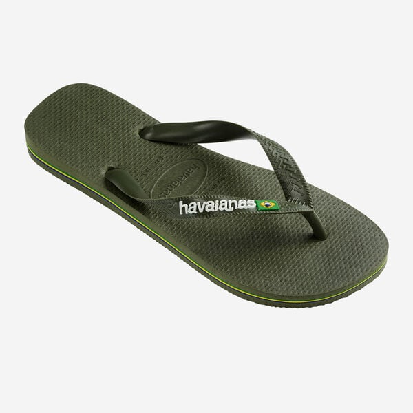 HAVAIANAS KIDS BRASIL LOGO GREEN/GREEN