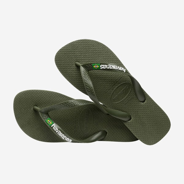 HAVAIANAS KIDS BRASIL LOGO GREEN/GREEN
